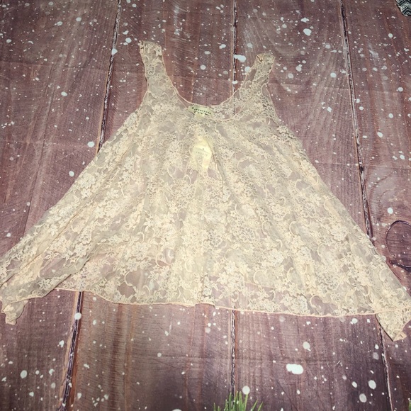 NWOT Forever21 Sheer Soft Pink Floral Tank Top - Picture 2 of 5